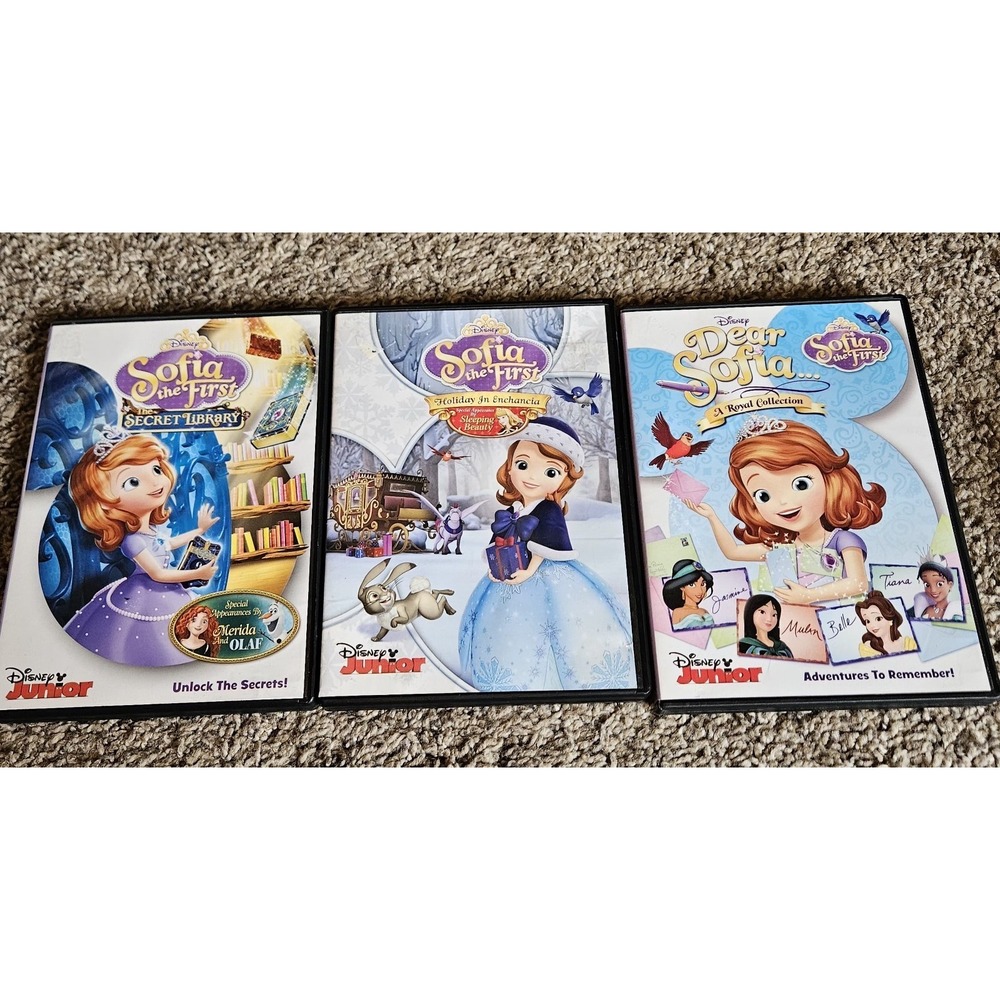 Sofia The First Dvd Lot Of 3